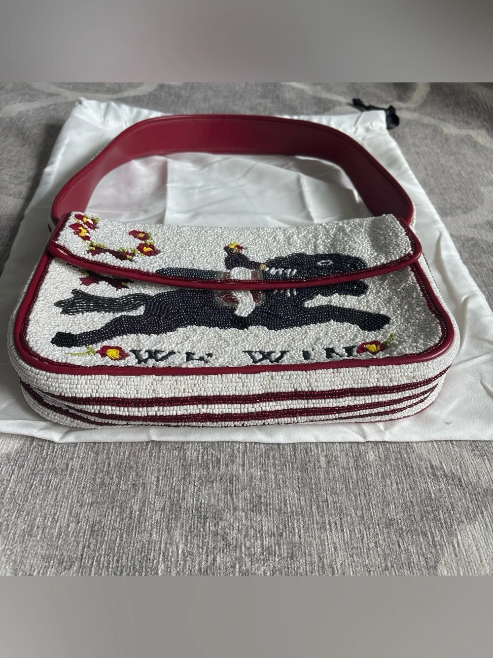 STAUD We Win Tommy Beaded Bag